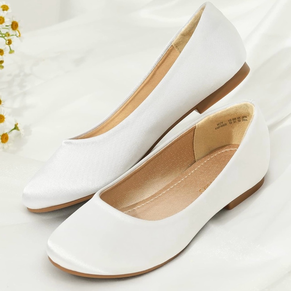 Dream Pairs Girls Dress Shoes Slip on Ballerina Flats